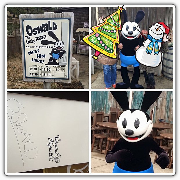 オズワルドにサイン貰えました☆