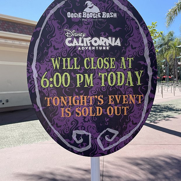 Oogie Boogie Bash】チケットトラブル 〜昨日はあったのに
