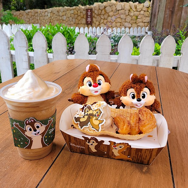 チップとデールのかわいいメニューになりました！ ラッキーナゲット