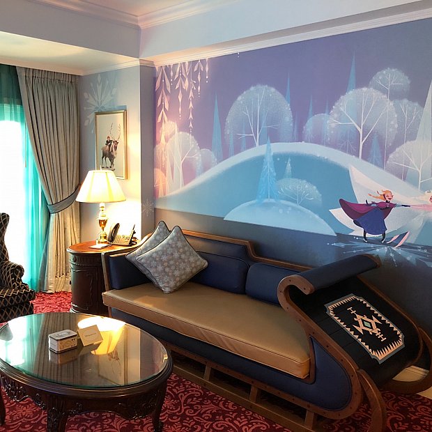 のんびりプランは如何 フローズンスイートルームへ 香港ディズニーランド ホテル