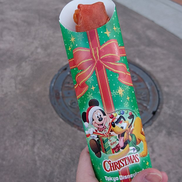 クリスマス限定 チキンクリームのスプリングロール ミッキーのトレーラー