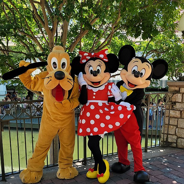 アプリに載っていないミッキー&ミニー&プルートの豪華なグリーティング