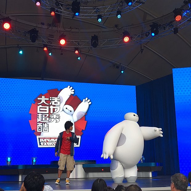 中国語でわからないけどヒロとベイマックスに会えます💕（上海）