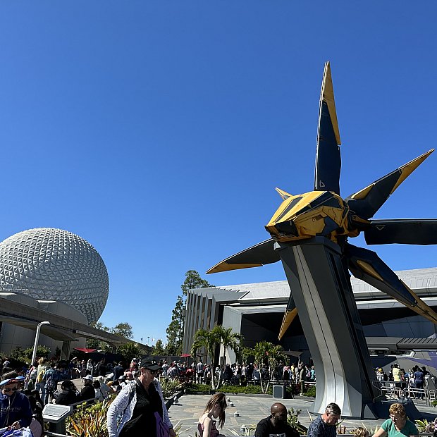 バーチャルキューのチャンスは3回！EPCOTの「GOTG」は21世紀型