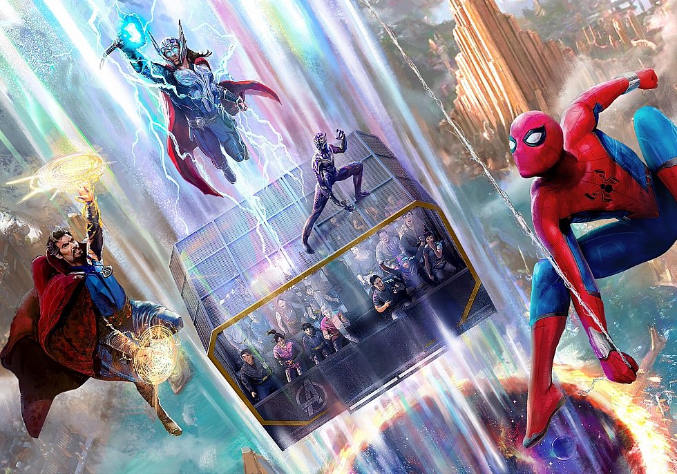 スパイダーマンの新アトラクション