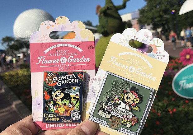 エプコット・フラワー&ガーデン・フェスティバル 2018 の限定ピン